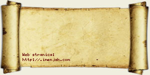 Tomanija Adamović vizit kartica